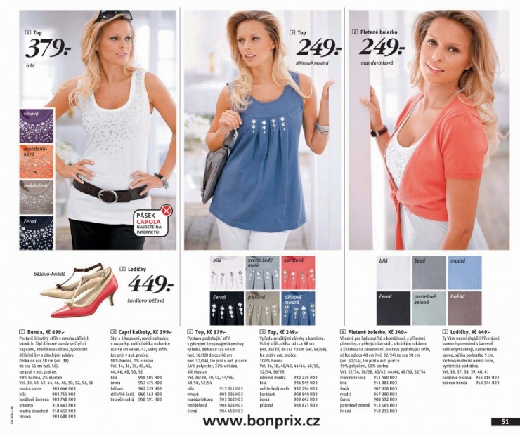leták Bonprix strana 1 leták Bonprix strana 1