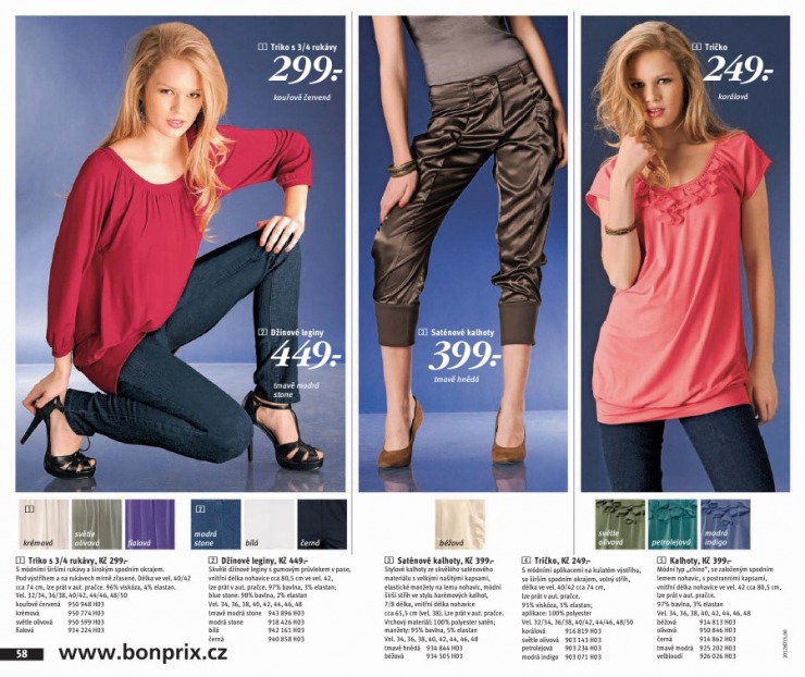 leták Bonprix strana 1 leták Bonprix strana 1