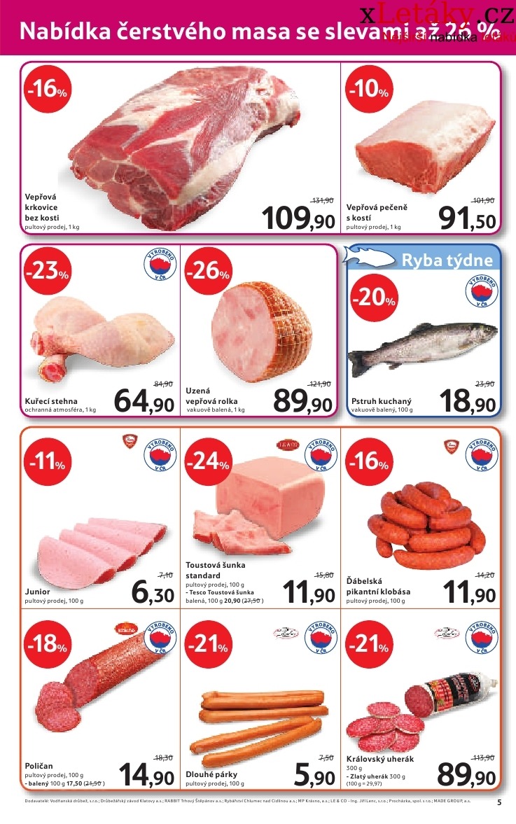 leták Tesco akční leták strana 1 leták Tesco akční leták strana 1