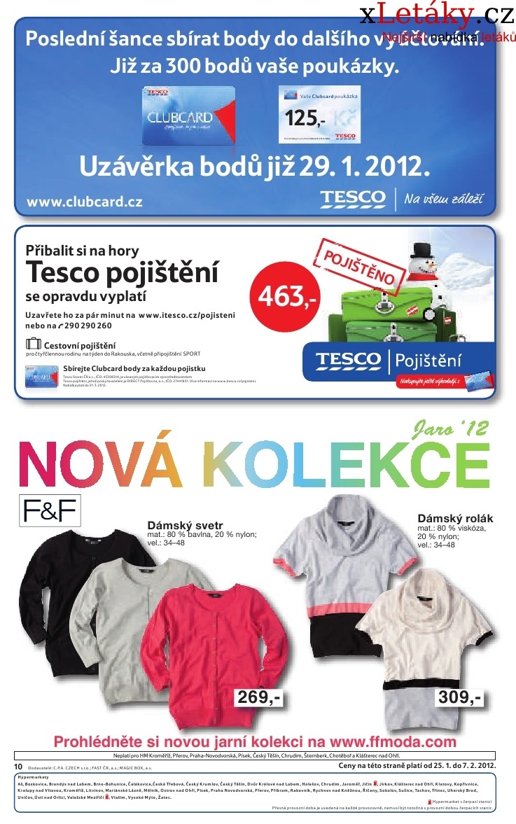 leták Tesco akční leták strana 1 leták Tesco akční leták strana 1