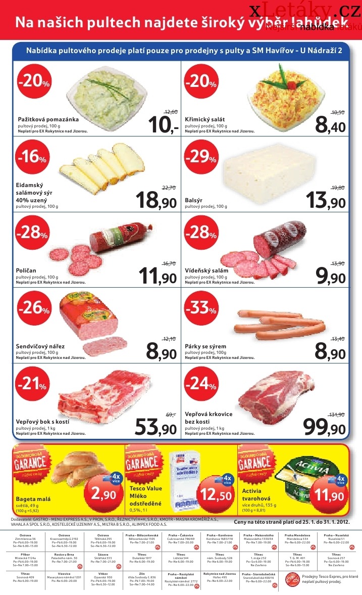 leták Tesco leták strana 1 leták Tesco leták strana 1