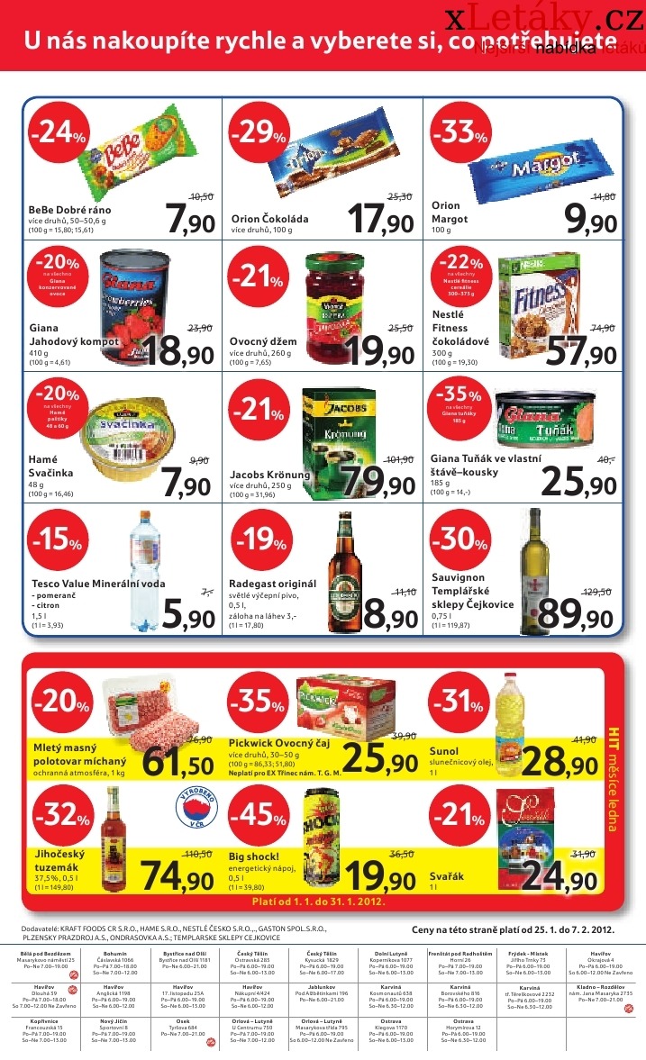 leták Tesco leták strana 1 leták Tesco leták strana 1