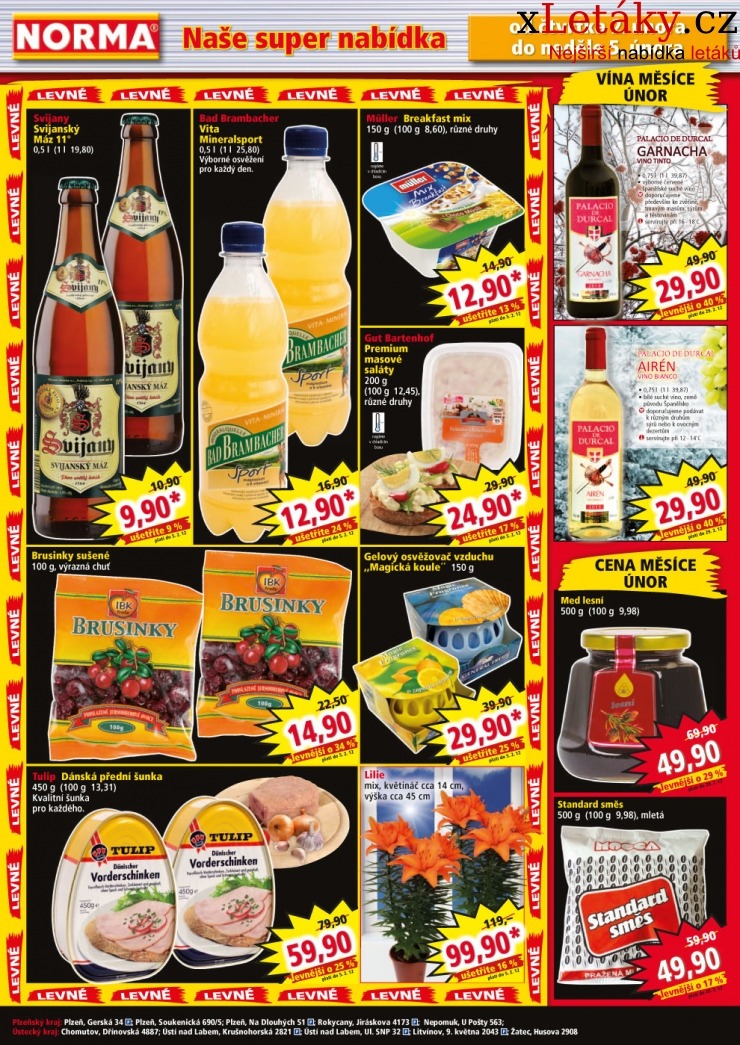 leták Norma aktuální leták strana 1 leták Norma aktuální leták strana 1