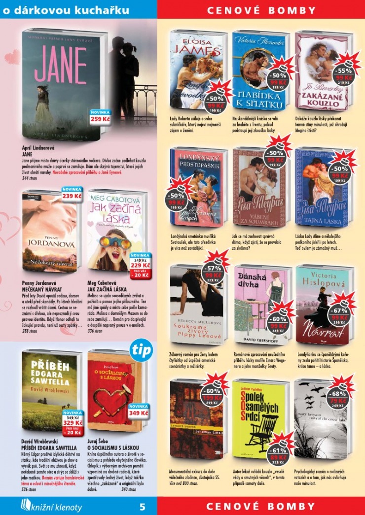 leták Knižní klenoty strana 1 leták Knižní klenoty strana 1