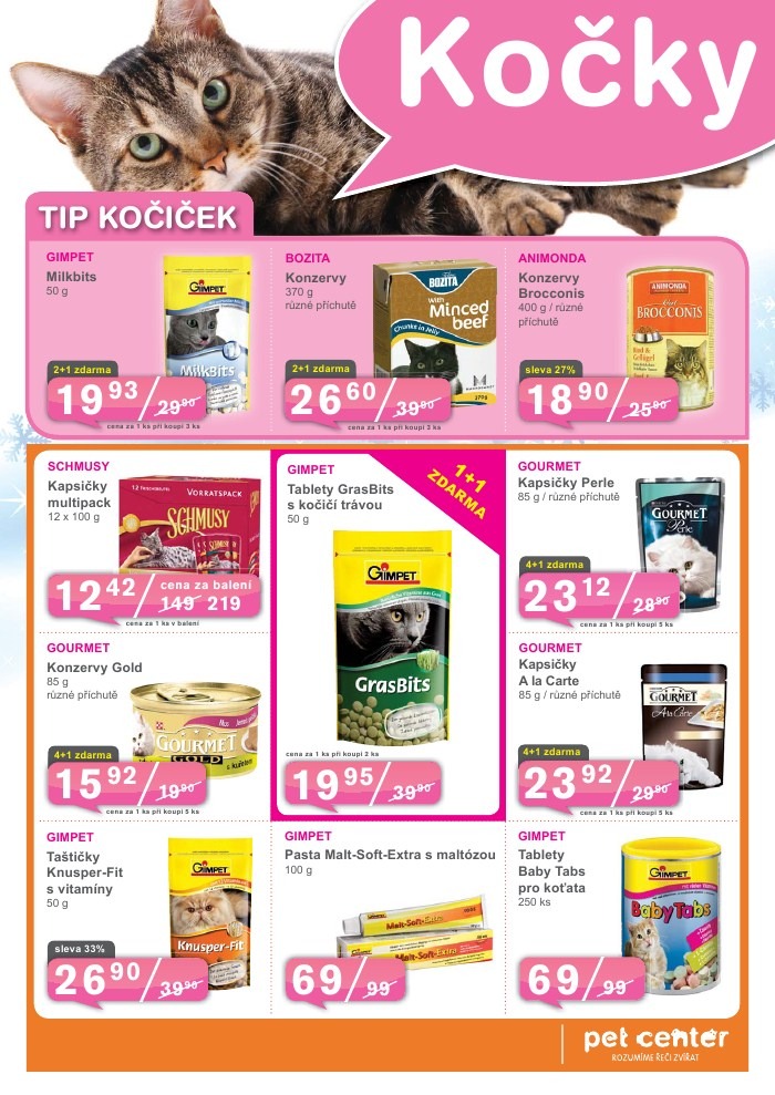 leták Pet Center strana 1 leták Pet Center strana 1
