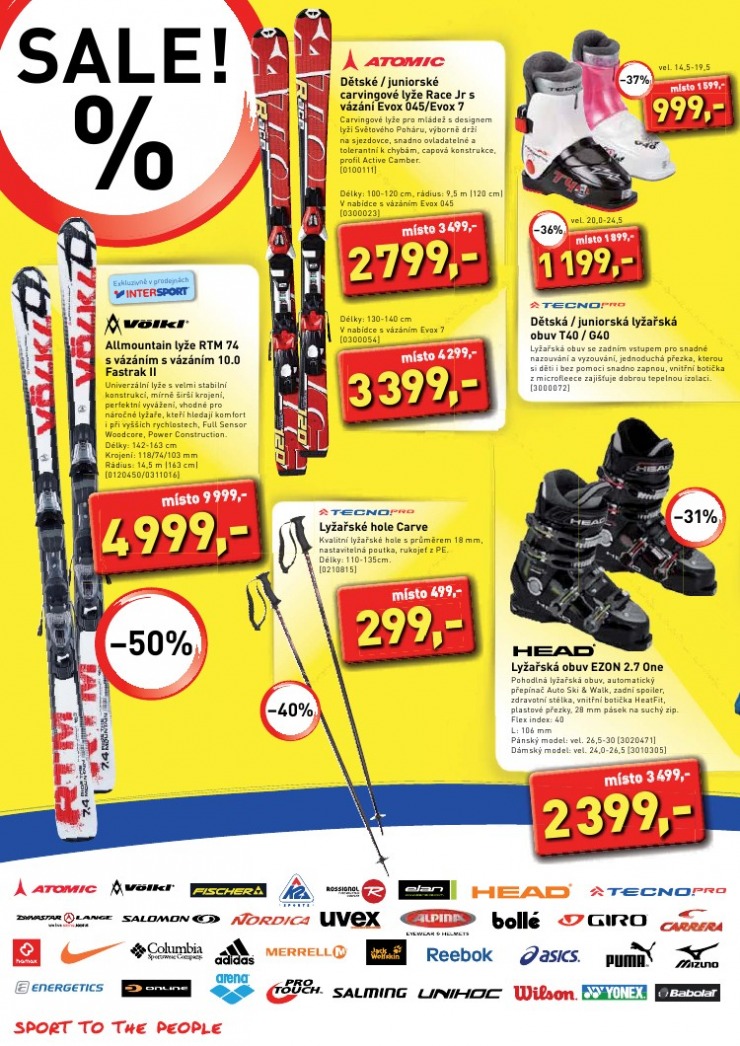 leták Intersport strana 1 leták Intersport strana 1
