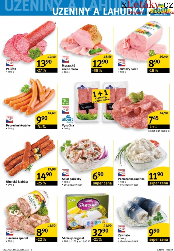 leták Albert Hypermarket leták strana 1 leták Albert Hypermarket leták strana 1