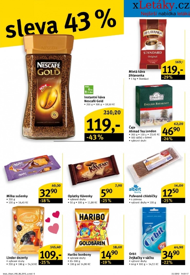 leták Albert Hypermarket leták strana 1 leták Albert Hypermarket leták strana 1