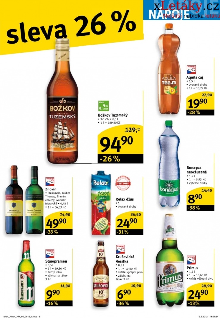 leták Albert Hypermarket leták strana 1 leták Albert Hypermarket leták strana 1