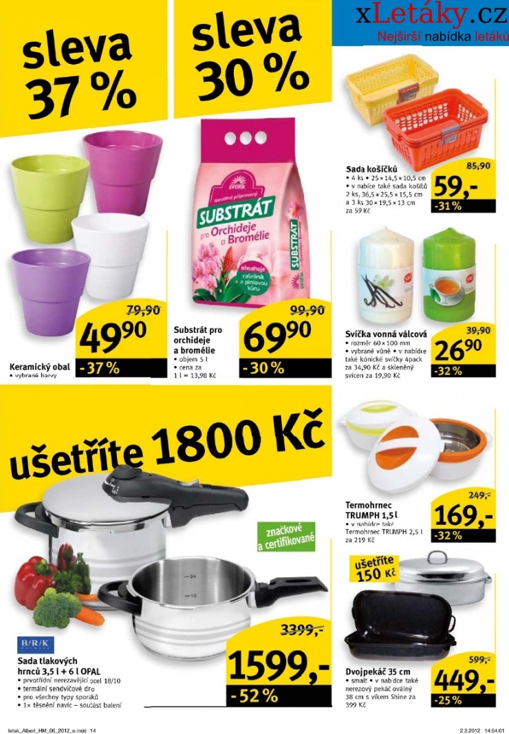 leták Albert Hypermarket leták strana 1 leták Albert Hypermarket leták strana 1