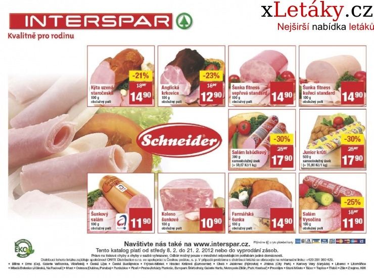 leták Interspar aktuální leták strana 1 leták Interspar aktuální leták strana 1