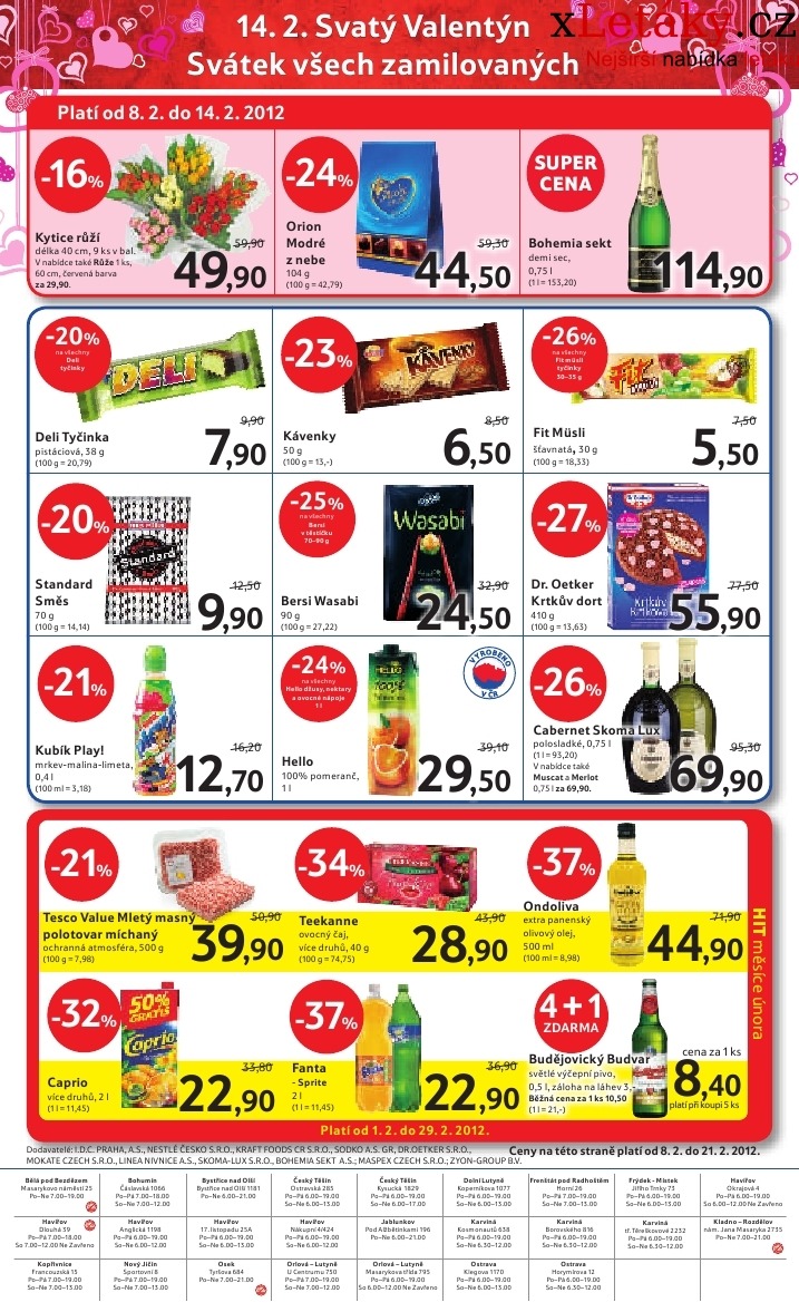 leták Tesco akční leták strana 1 leták Tesco akční leták strana 1