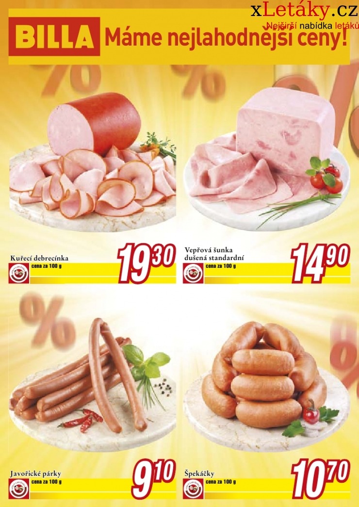 leták Billa akční leták strana 1 leták Billa akční leták strana 1