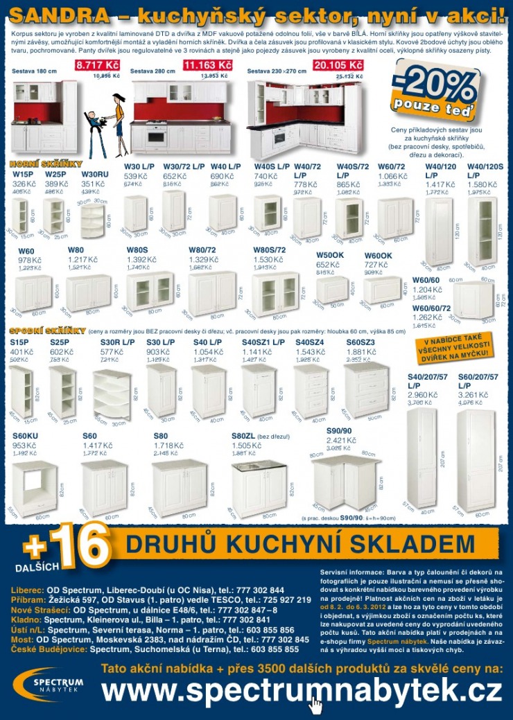 leták Spectrum nábytek strana 1 leták Spectrum nábytek strana 1