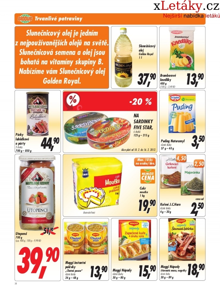 leták Globus leták strana 1 leták Globus leták strana 1