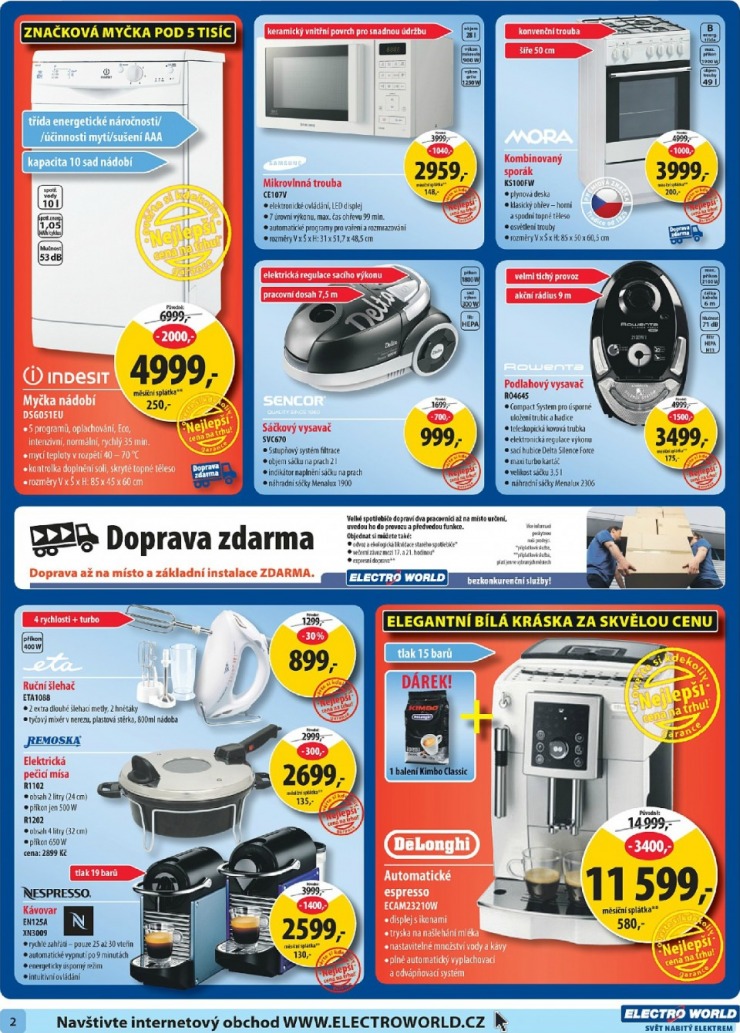 leták Electro World strana 1 leták Electro World strana 1