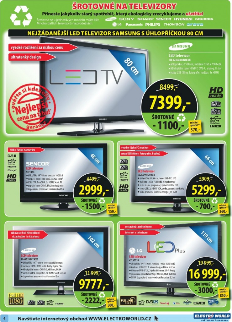 leták Electro World strana 1 leták Electro World strana 1