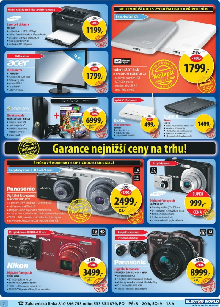 leták Electro World strana 1 leták Electro World strana 1