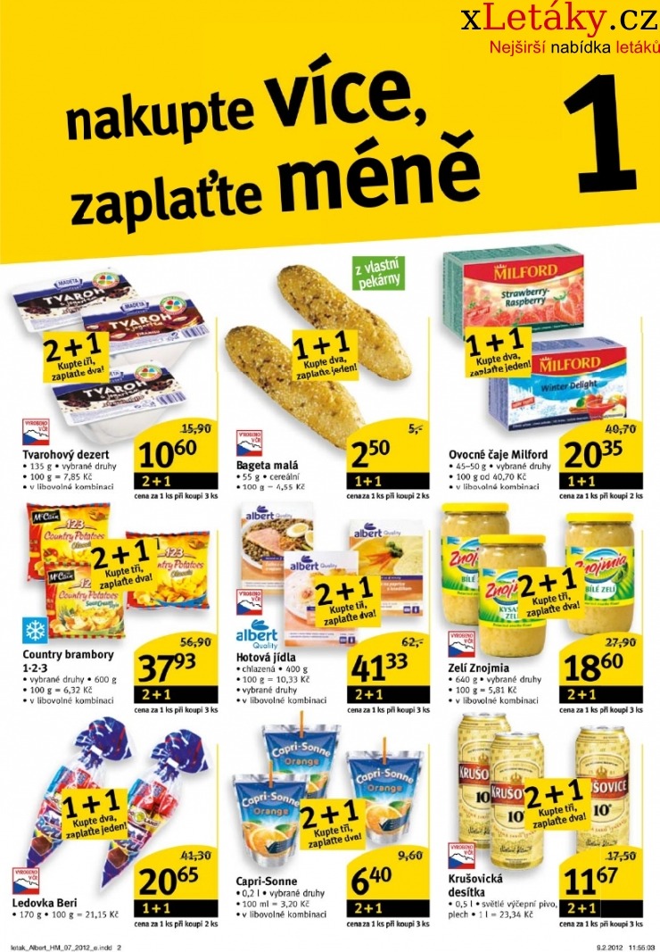 leták Albert Hypermarket leták strana 1 leták Albert Hypermarket leták strana 1