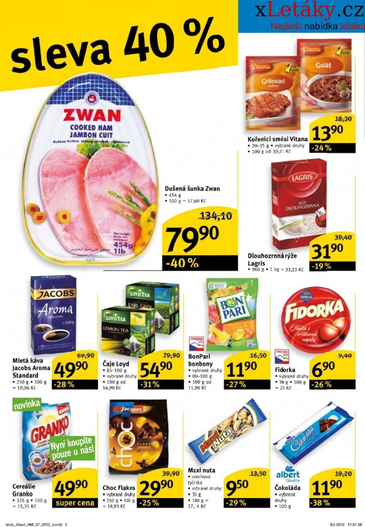 leták Albert Hypermarket leták strana 1 leták Albert Hypermarket leták strana 1