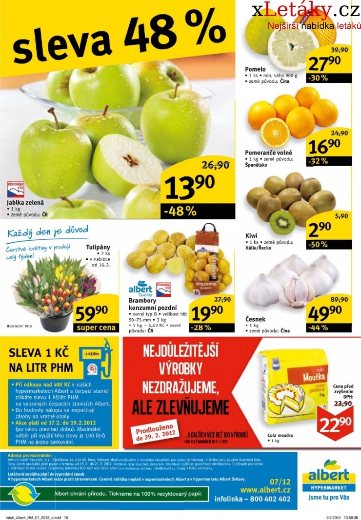 leták Albert Hypermarket leták strana 1 leták Albert Hypermarket leták strana 1