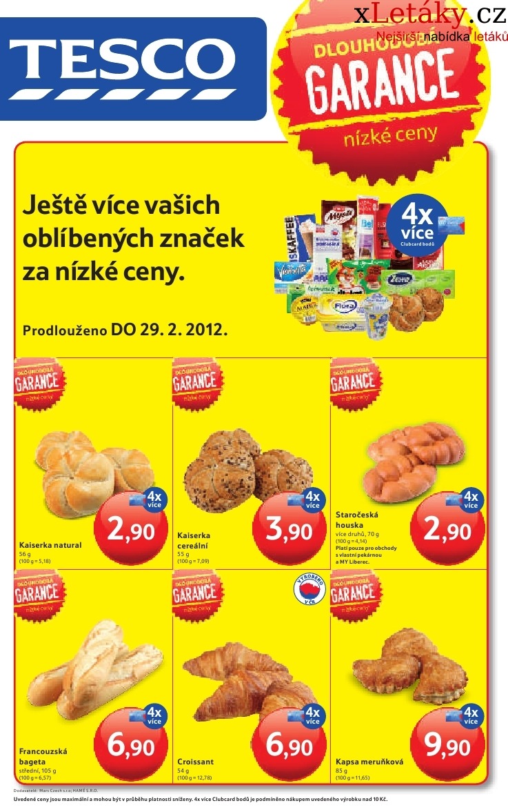leták Tesco leták strana 1 leták Tesco leták strana 1