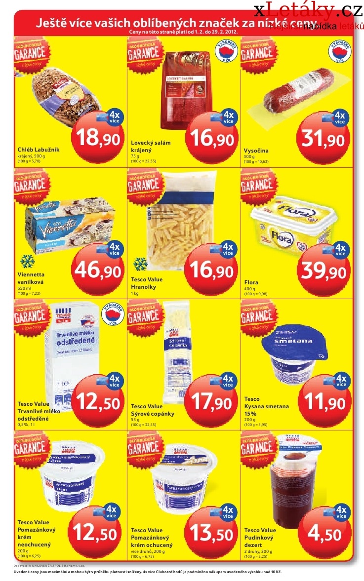 leták Tesco leták strana 1 leták Tesco leták strana 1