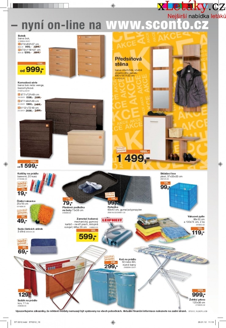 leták Sconto nábytek leták strana 1 leták Sconto nábytek leták strana 1