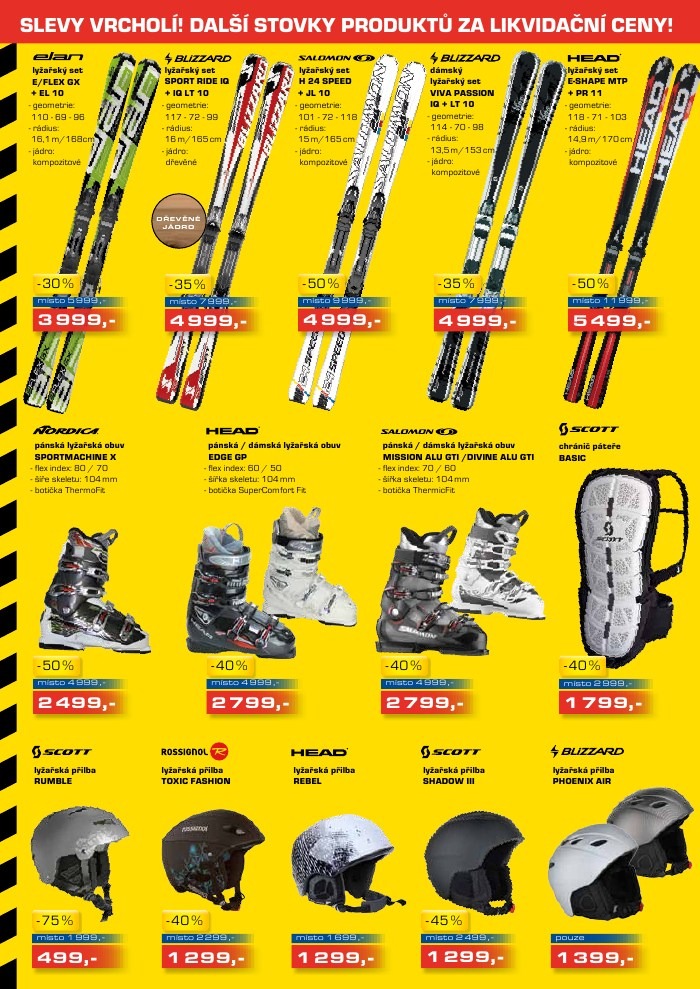 leták Sportisimo strana 1 leták Sportisimo strana 1