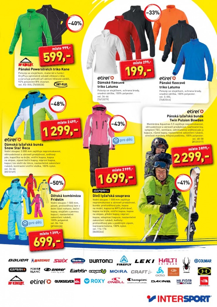 leták Intersport strana 1 leták Intersport strana 1