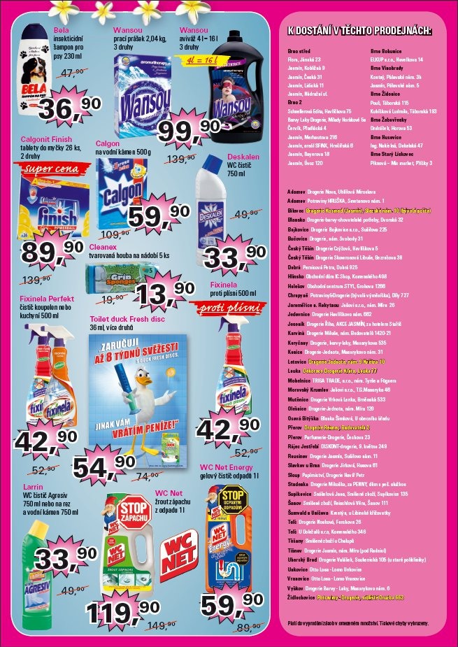 leták Jasmín drogerie strana 1 leták Jasmín drogerie strana 1