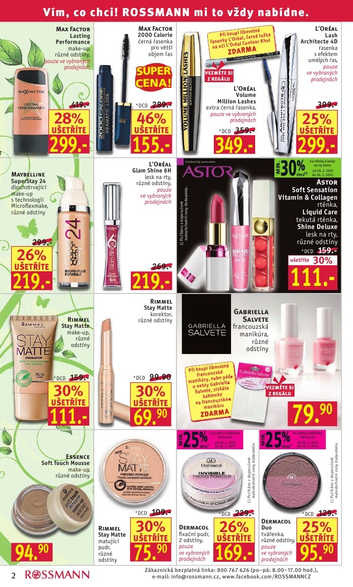 leták Rossmann strana 1 leták Rossmann strana 1