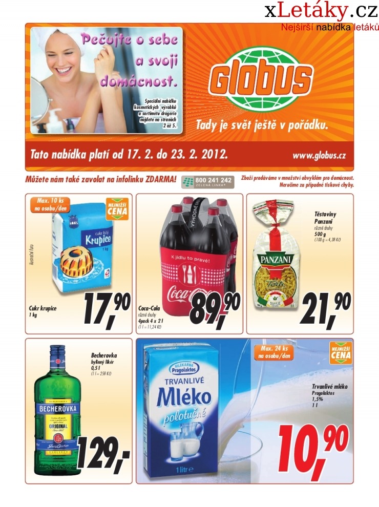leták Globus leták strana 1 leták Globus leták strana 1