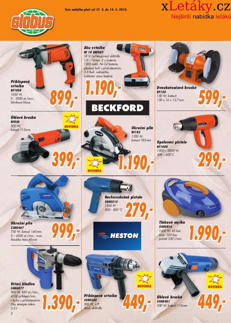leták Globus leták strana 1 leták Globus leták strana 1
