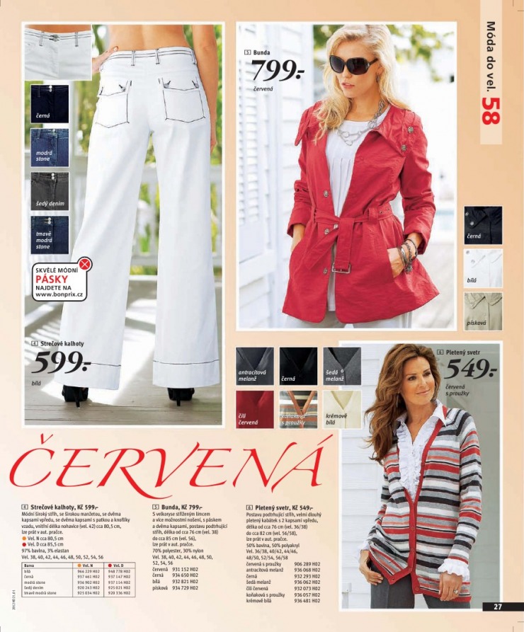 leták Bonprix strana 1 leták Bonprix strana 1