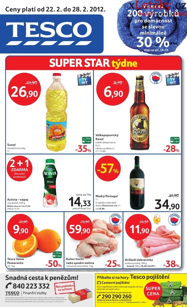 leták Tesco leták strana 1 leták Tesco leták strana 1