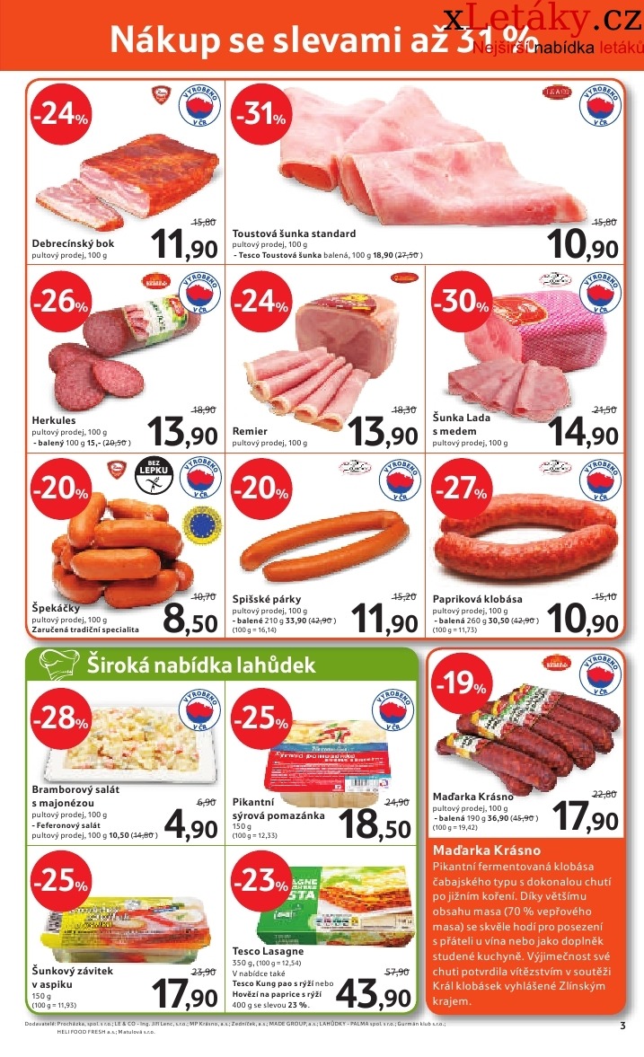 leták Tesco leták strana 1 leták Tesco leták strana 1