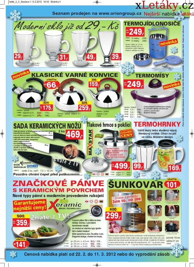 leták Orion aktuální leták strana 1 leták Orion aktuální leták strana 1