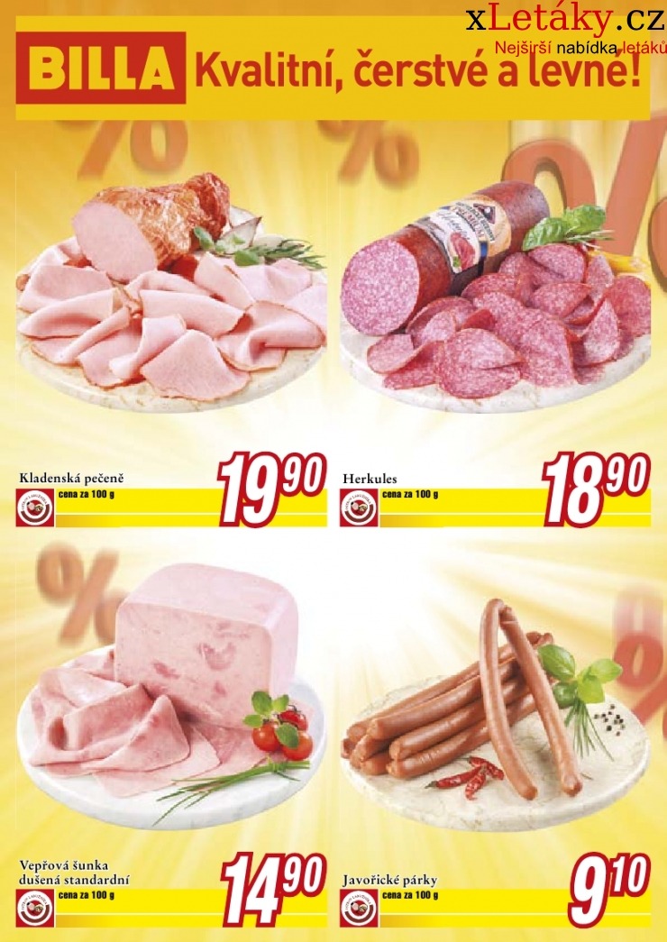 leták Billa akční leták strana 1 leták Billa akční leták strana 1