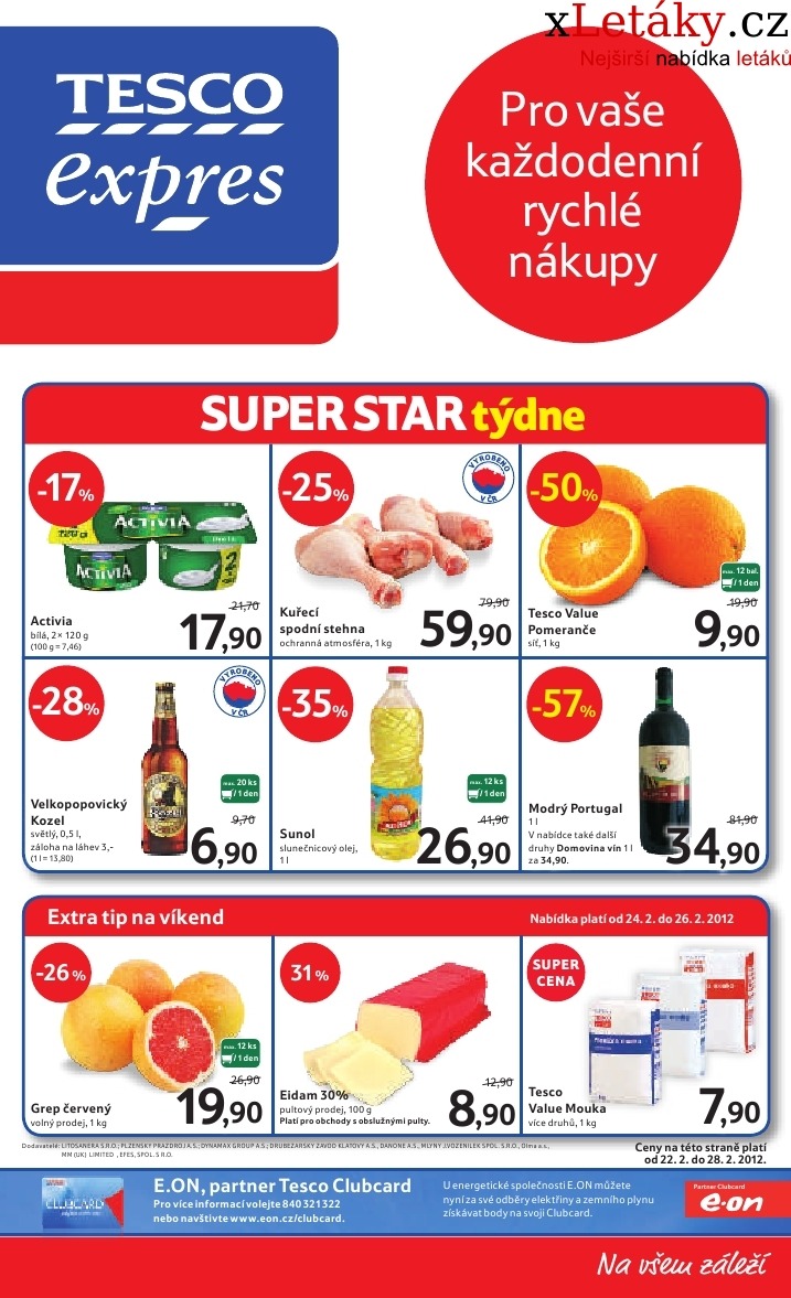 leták Leták Tesco strana 1 leták Leták Tesco strana 1