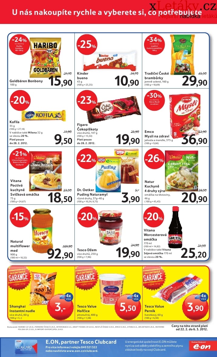 leták Leták Tesco strana 1 leták Leták Tesco strana 1