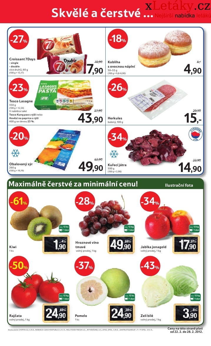 leták Leták Tesco strana 1 leták Leták Tesco strana 1