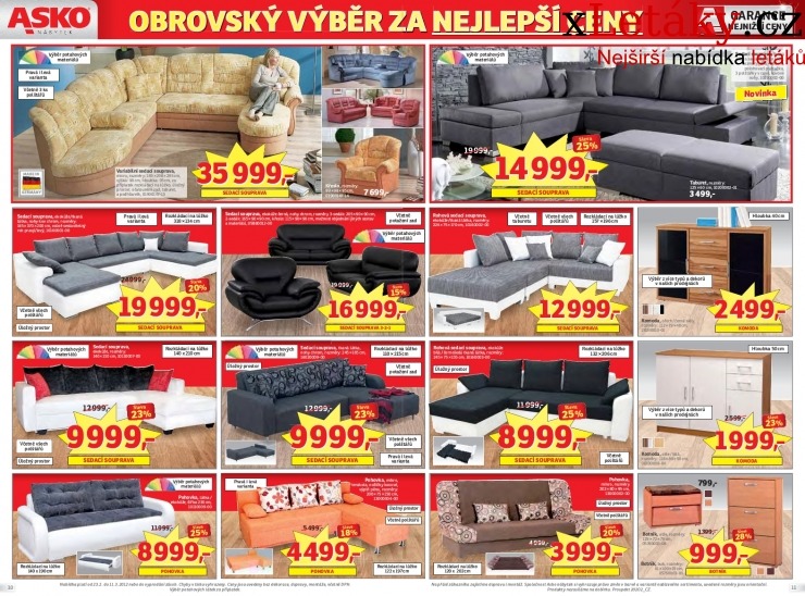 leták Asko nábytek akční leták strana 1 leták Asko nábytek akční leták strana 1