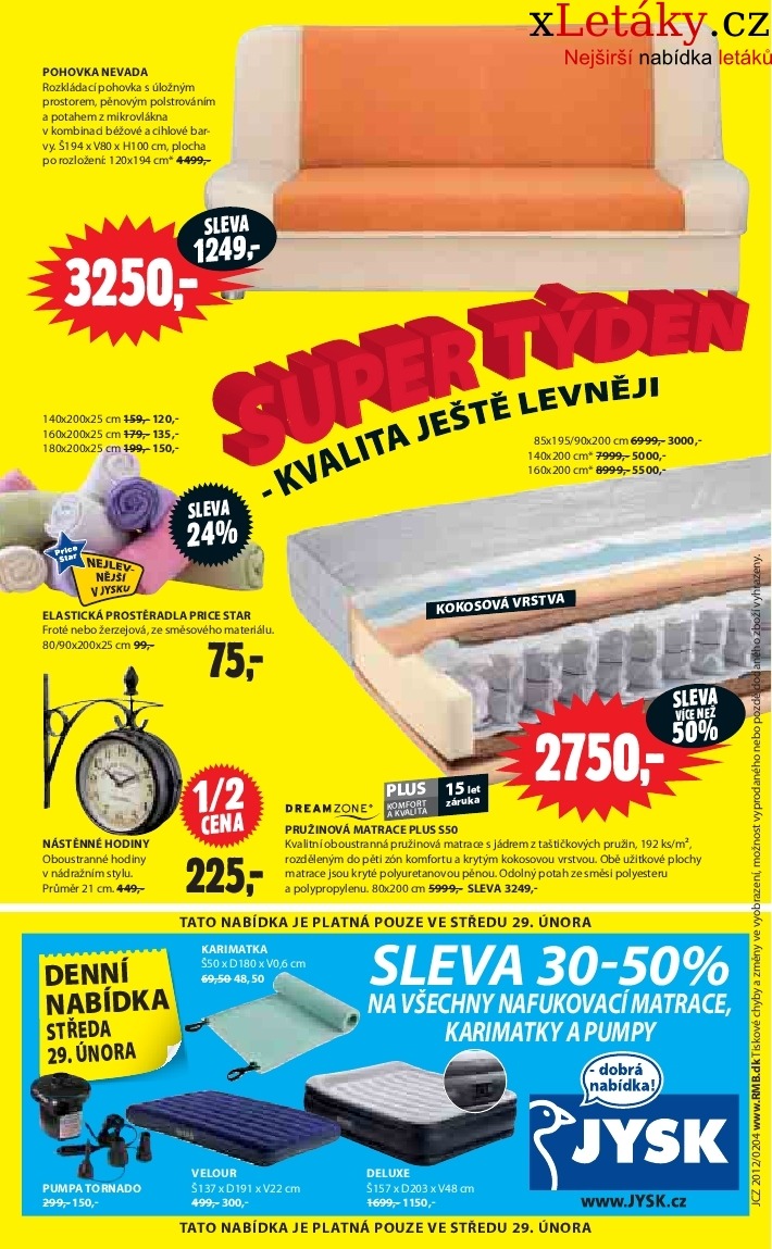 leták Jysk leták strana 1 leták Jysk leták strana 1
