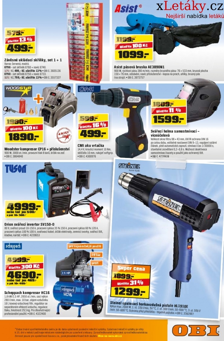 leták OBI leták strana 1 leták OBI leták strana 1
