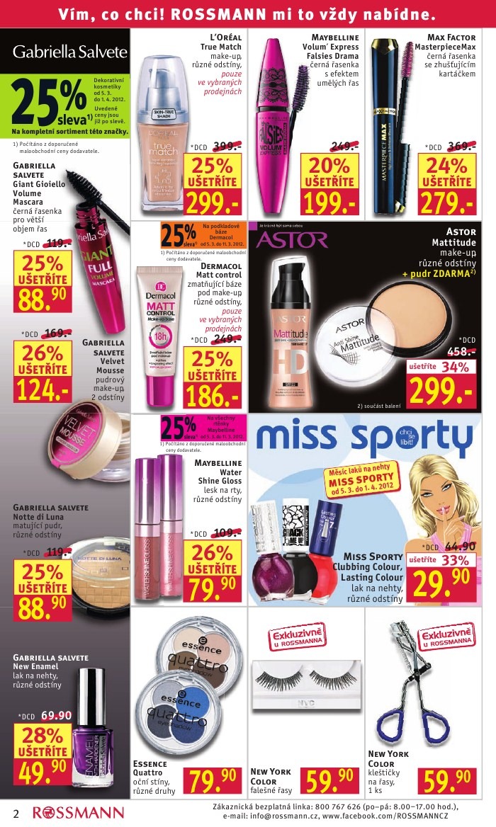 leták Rossmann strana 1 leták Rossmann strana 1