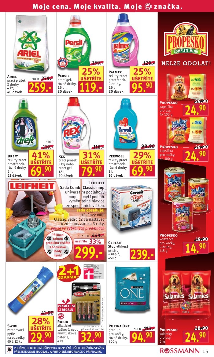 leták Rossmann strana 1 leták Rossmann strana 1