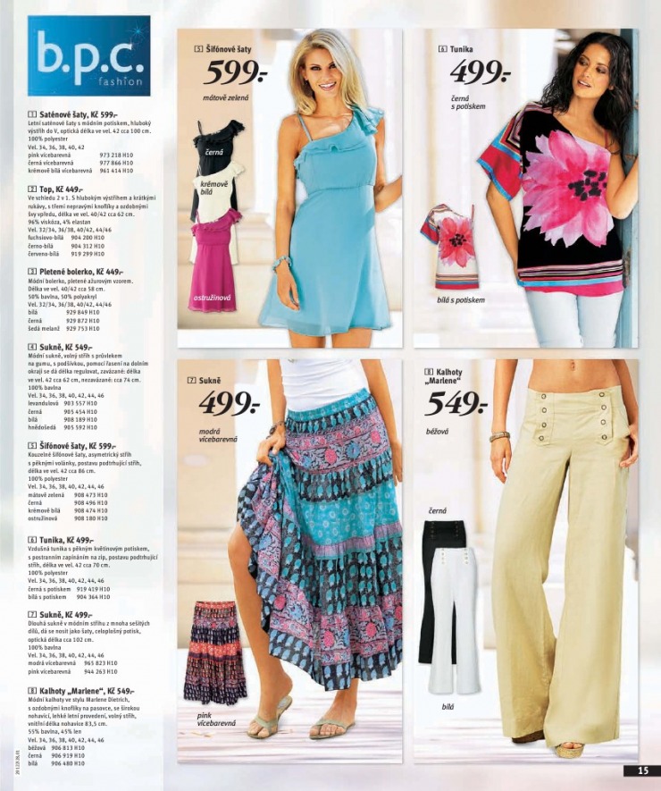 leták Bonprix strana 1 leták Bonprix strana 1