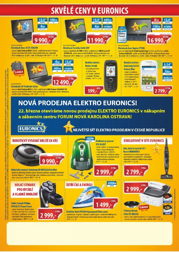 leták Euronics strana 1 leták Euronics strana 1