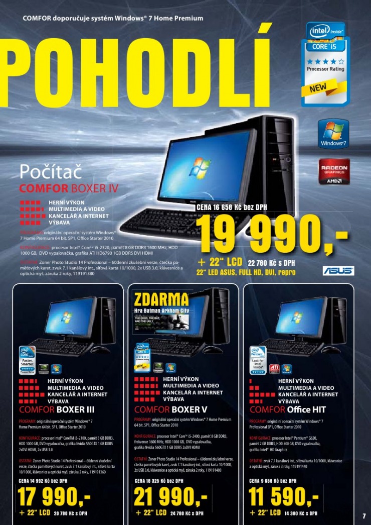 leták Comfor strana 1 leták Comfor strana 1